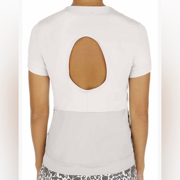 Stella McCartney- Adidas Barricade Australian Tee Activewear Cut Out on Back - Picture 2 of 11